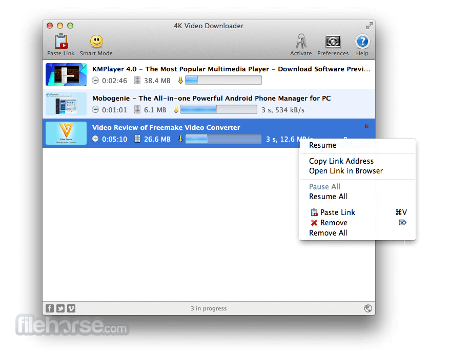 4K Video Downloader 4.4 for Mac Free Download